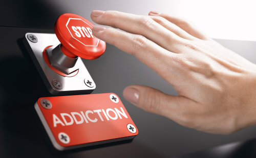 addiction stop button